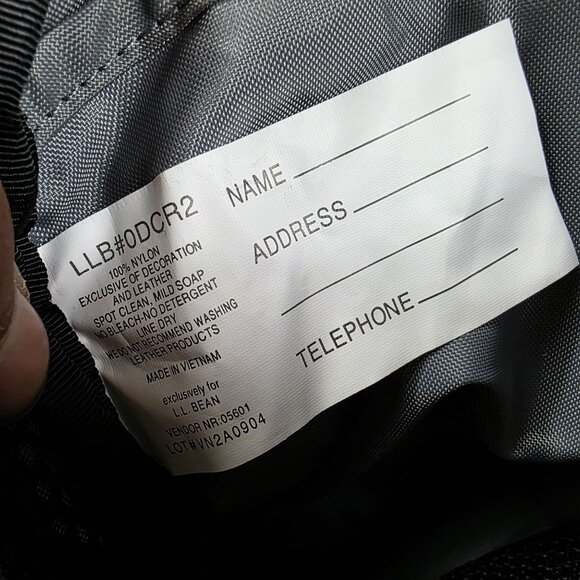 L.L. Bean Blue Insulated Cooler Bag Dual Compartment Shoulder Strap Travel Tote - Picture 6 of 10